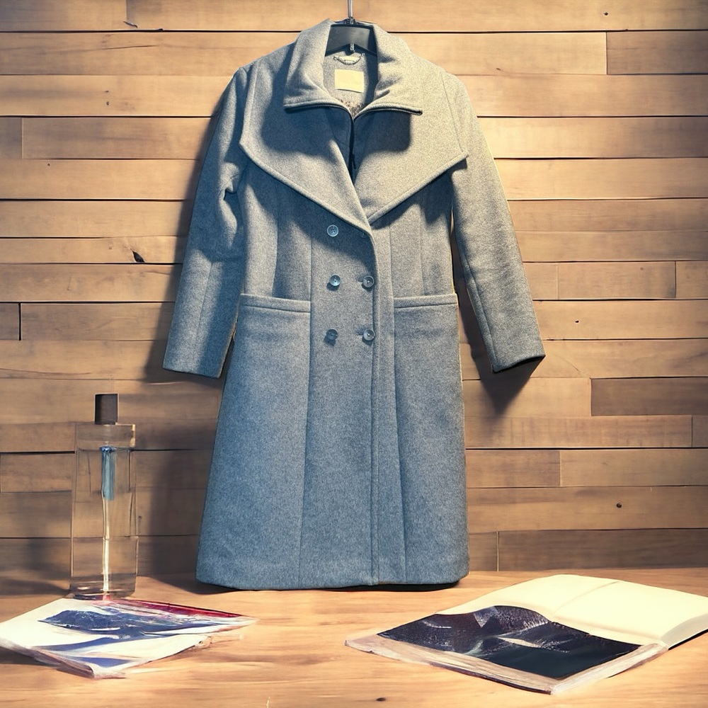 Soia & Kyo Gray Women Coat SZ M